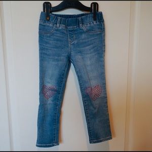Gap brand girls stretch jean leggings